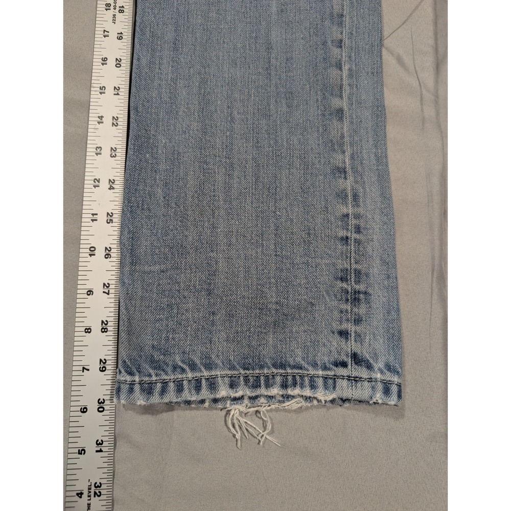 Diesel Industry Distressed Light Wash Jeans Mens 31 Y2K 0806R Waykee Straight - Picture 16 of 16